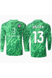 Atletico Madrid Jan Oblak #13 Keeper Fotballdrakt Borte Klær 2024-25 Lange ermer